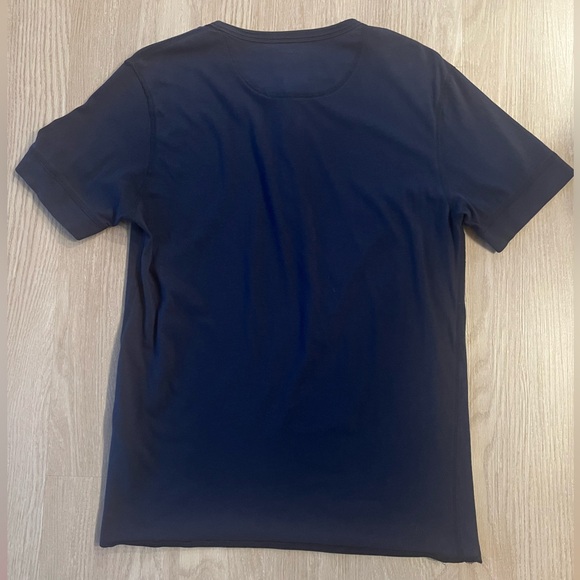 Lucky Brand | Men’s Navy Blue Button T-Shirt - Picture 2 of 6